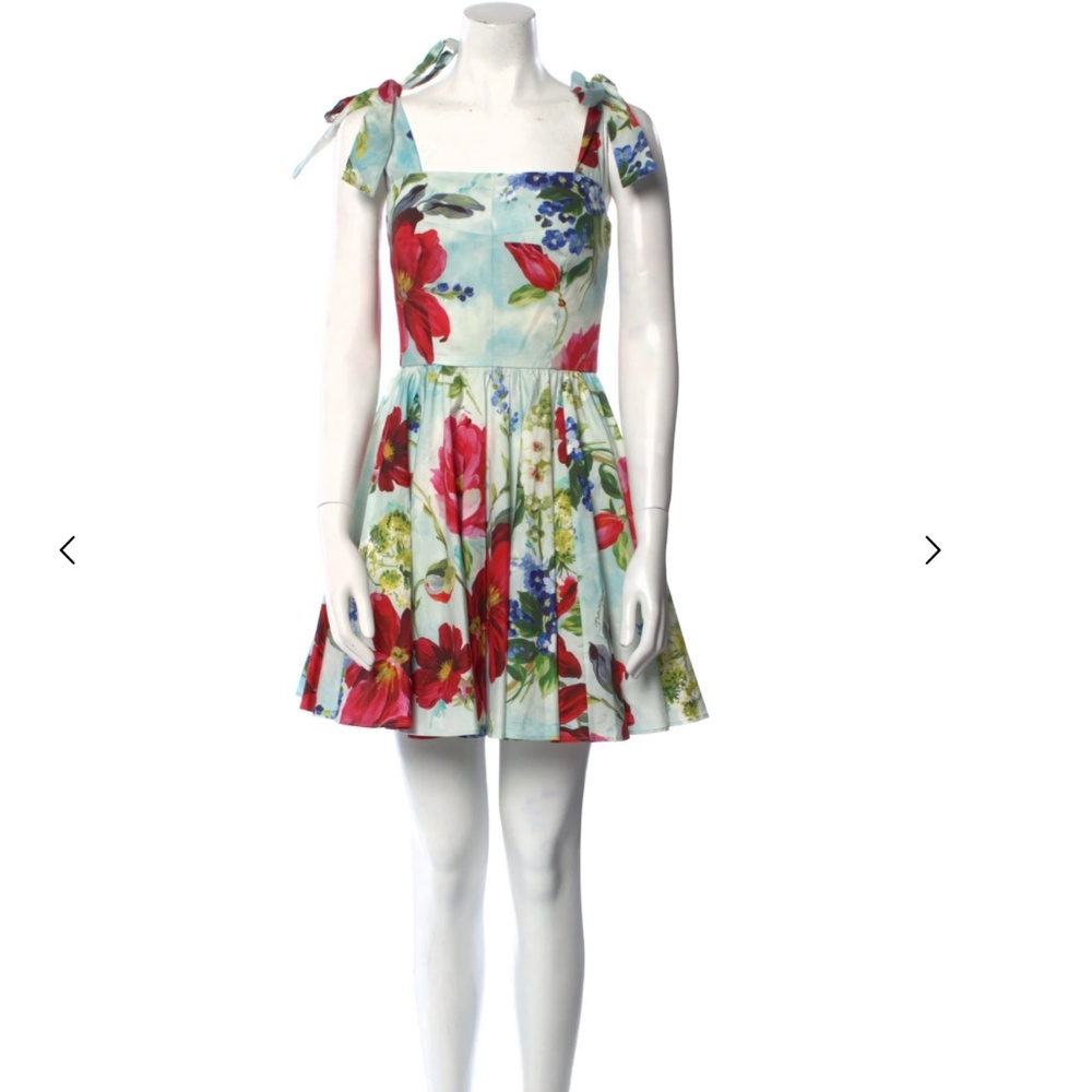 Dolce & Gabbana Floral Print Mini Dress IT Size 38